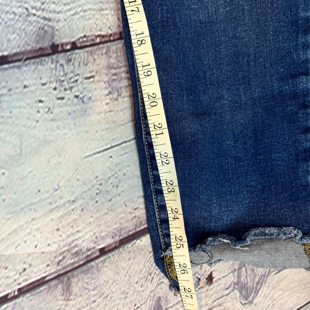 Isabel Maternity by Ingrid & Isabel Dark Blue Distressed Jeans - Picture 5 of 5
